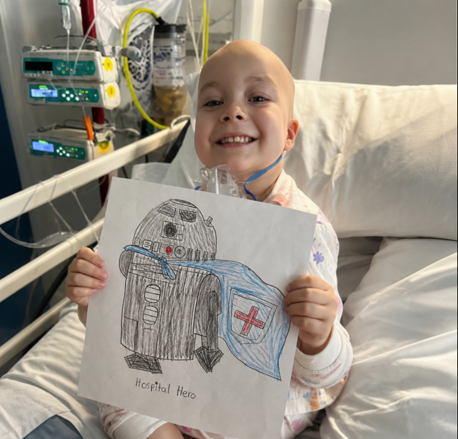 Nine-Year-Old Max Wins Star Wars Drawing Competition With "Hospital Hero"