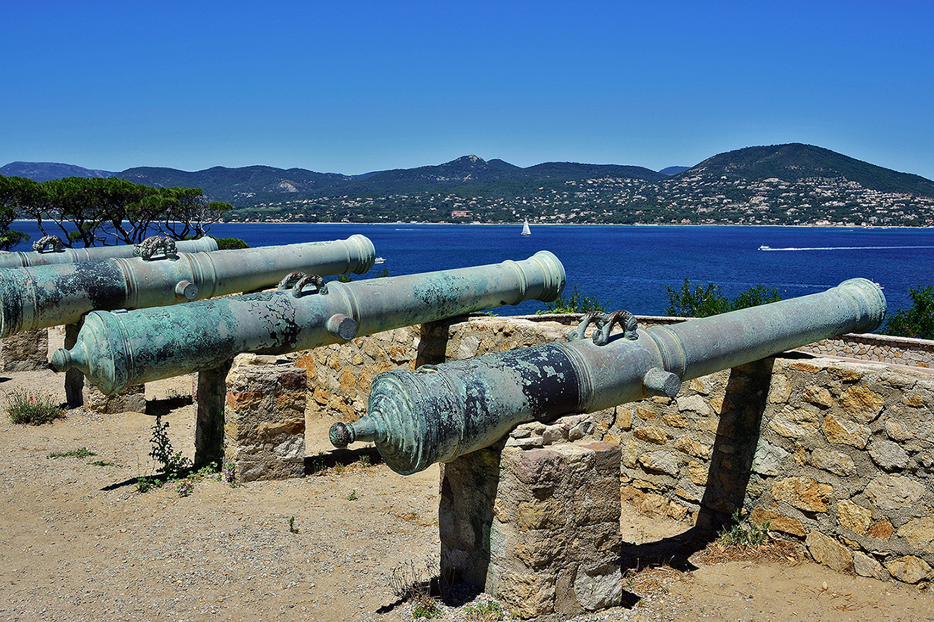 The old town and citadel above St. Tropez
