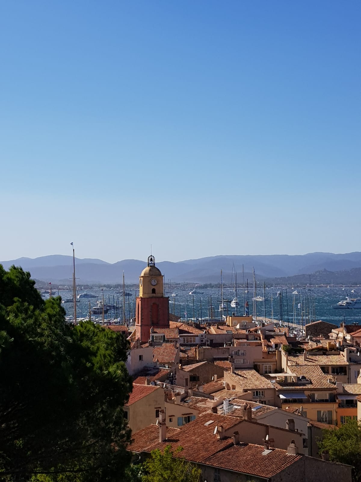 View across the harbour at St. Tropez